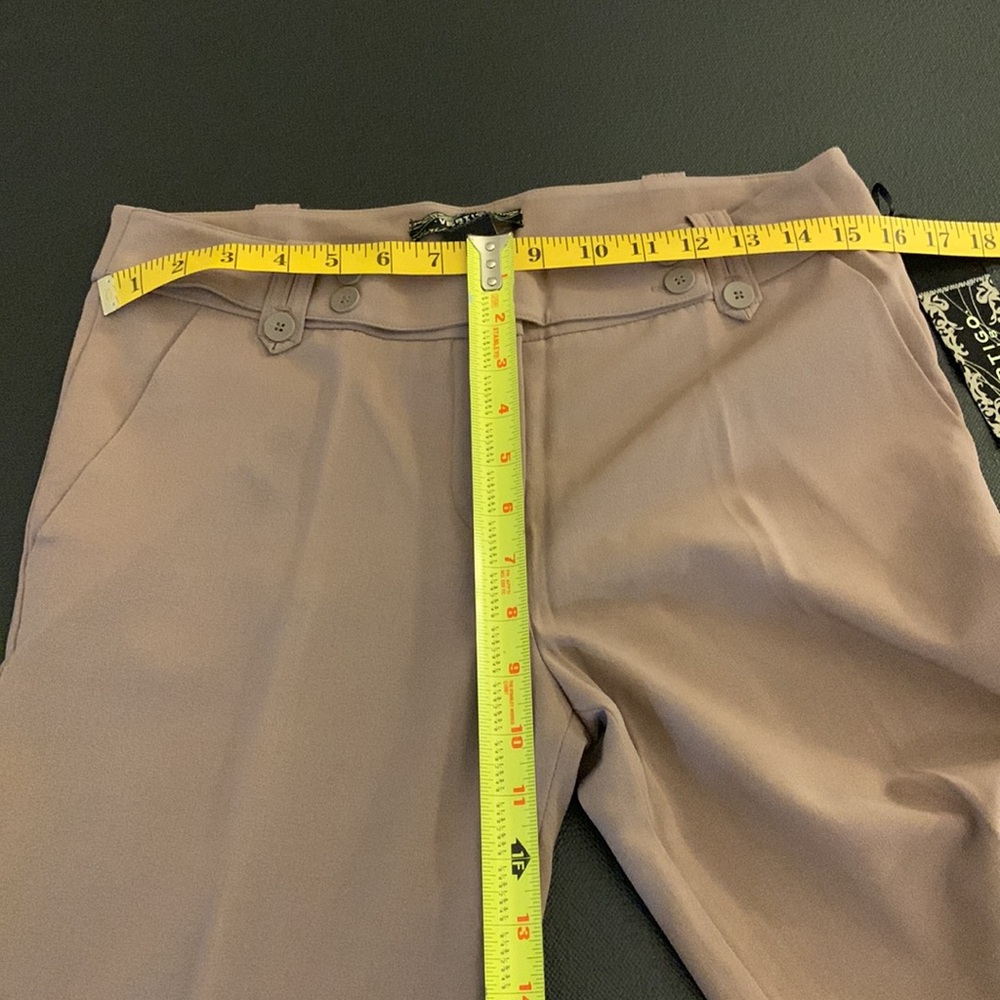 NWT Vertigo Paris Dress Pants, Bark Color-Sz. 4 - Picture 10 of 12